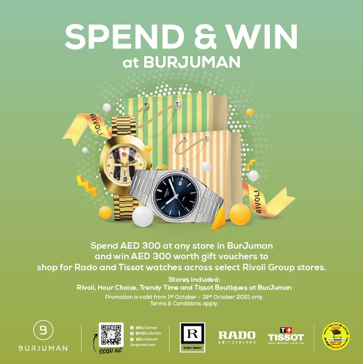 Spend and win with BurJuman X Rivoli Group BurJuman